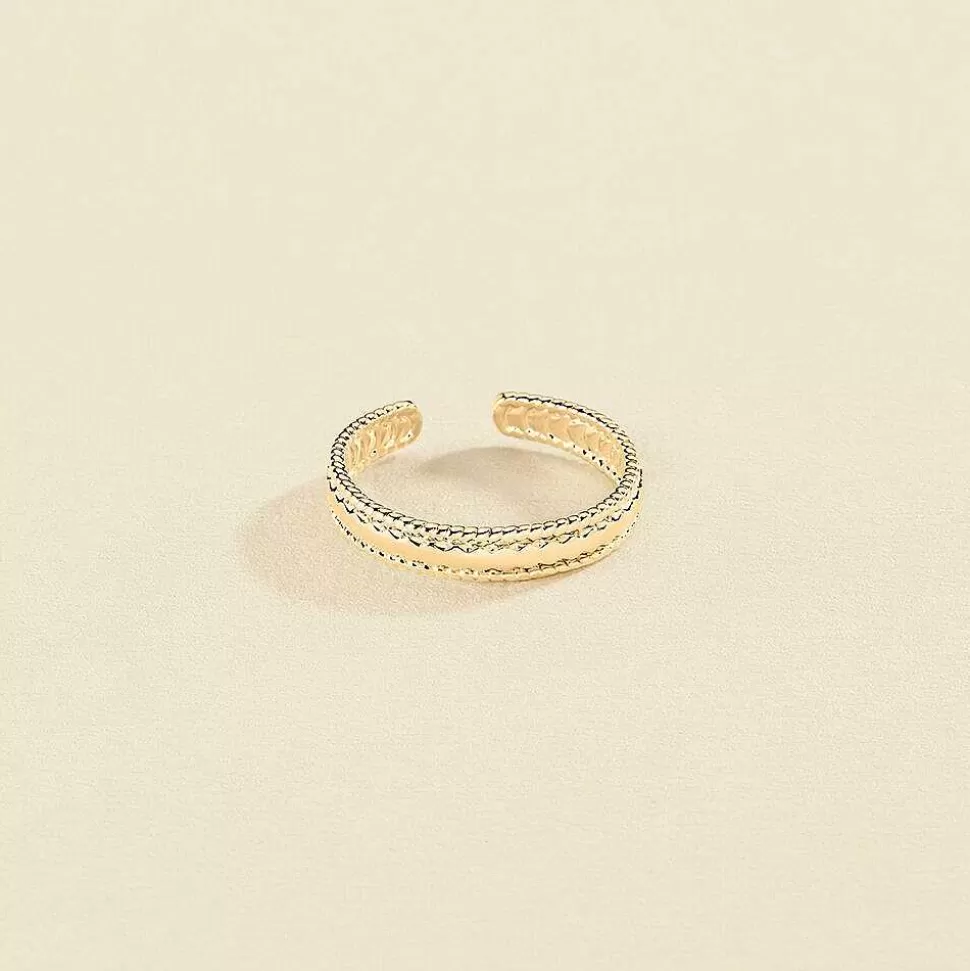 AGATHA Ajustable Ring Adeline-Golden