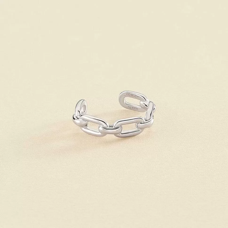 AGATHA Ajustable Ring Chain-Silver