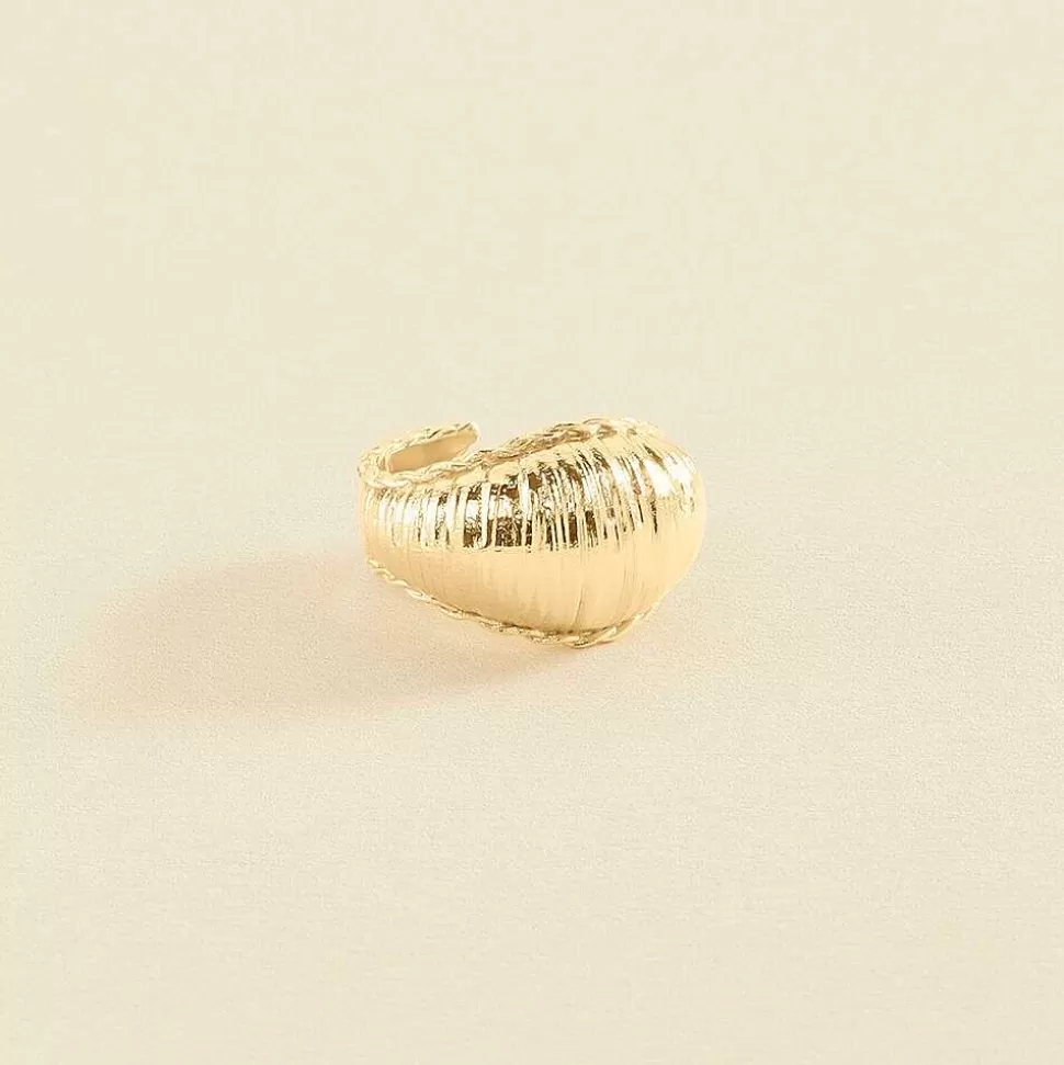AGATHA Ajustable Ring Rin4Tresse-Golden