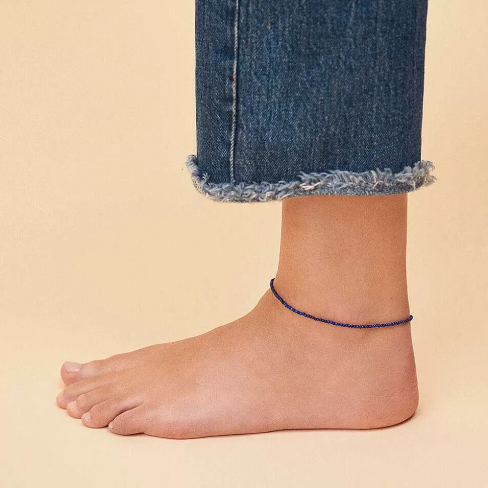 AGATHA Ankle Chain Talismans-Lapis