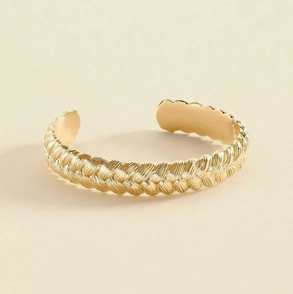 AGATHA Bangle Bra2Tresse-Golden