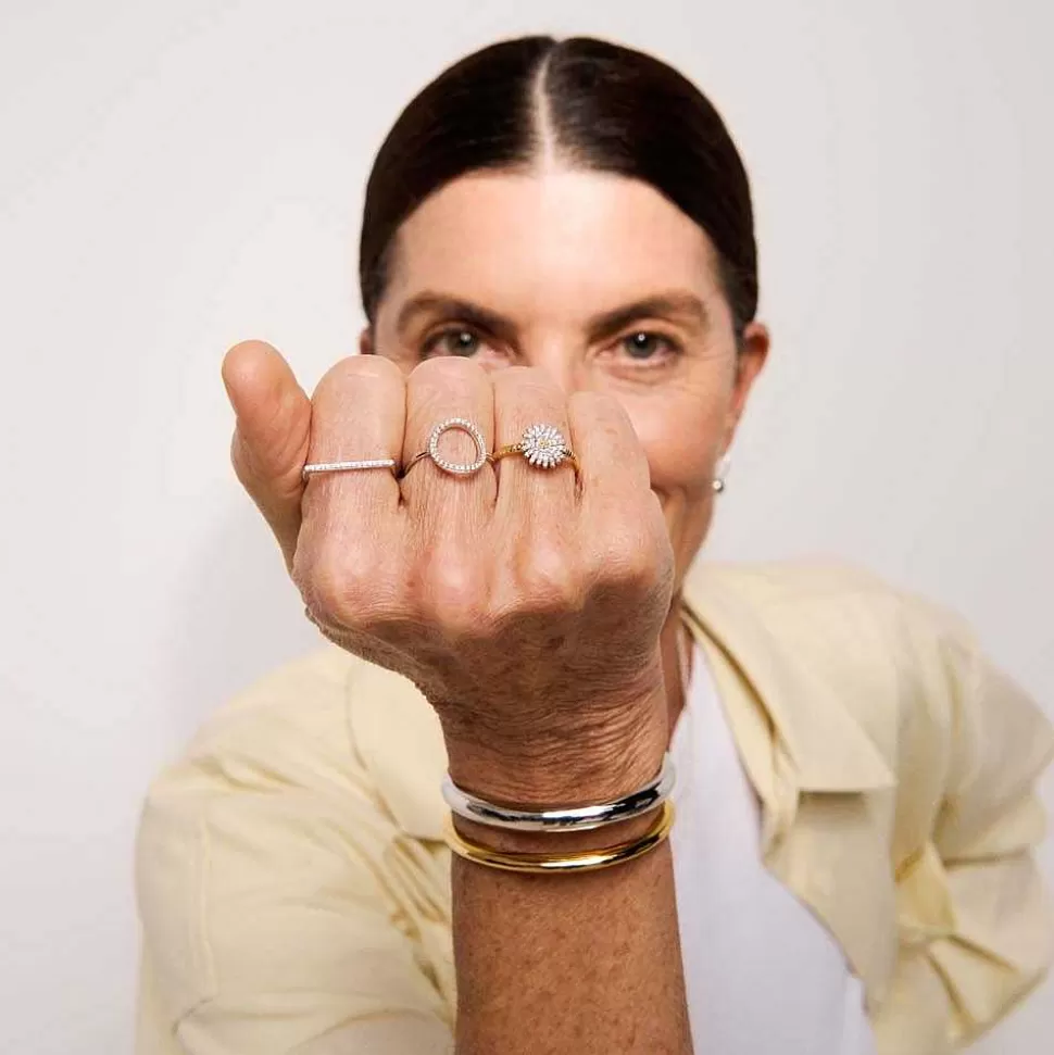 AGATHA Bangle Dua-Silver/Gold