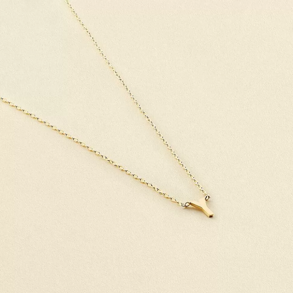 AGATHA Choker Necklace Abc-Golden