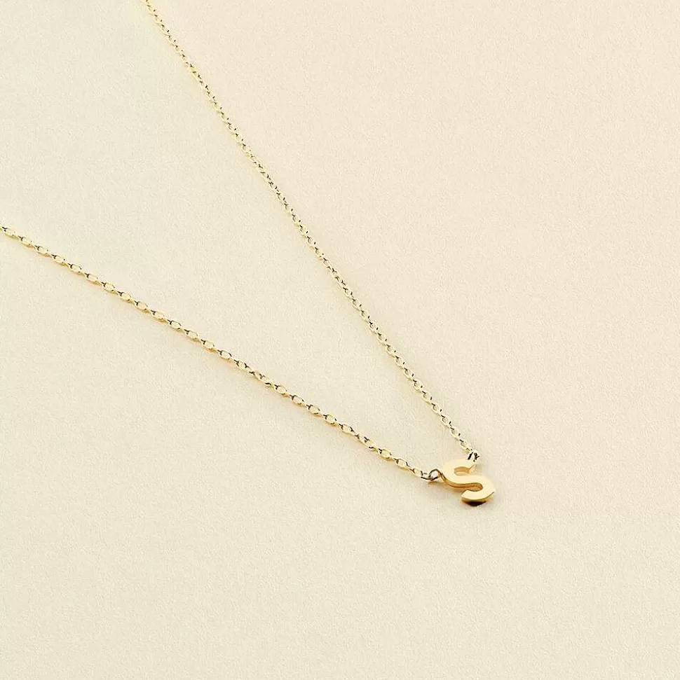 AGATHA Choker Necklace Abc-Golden