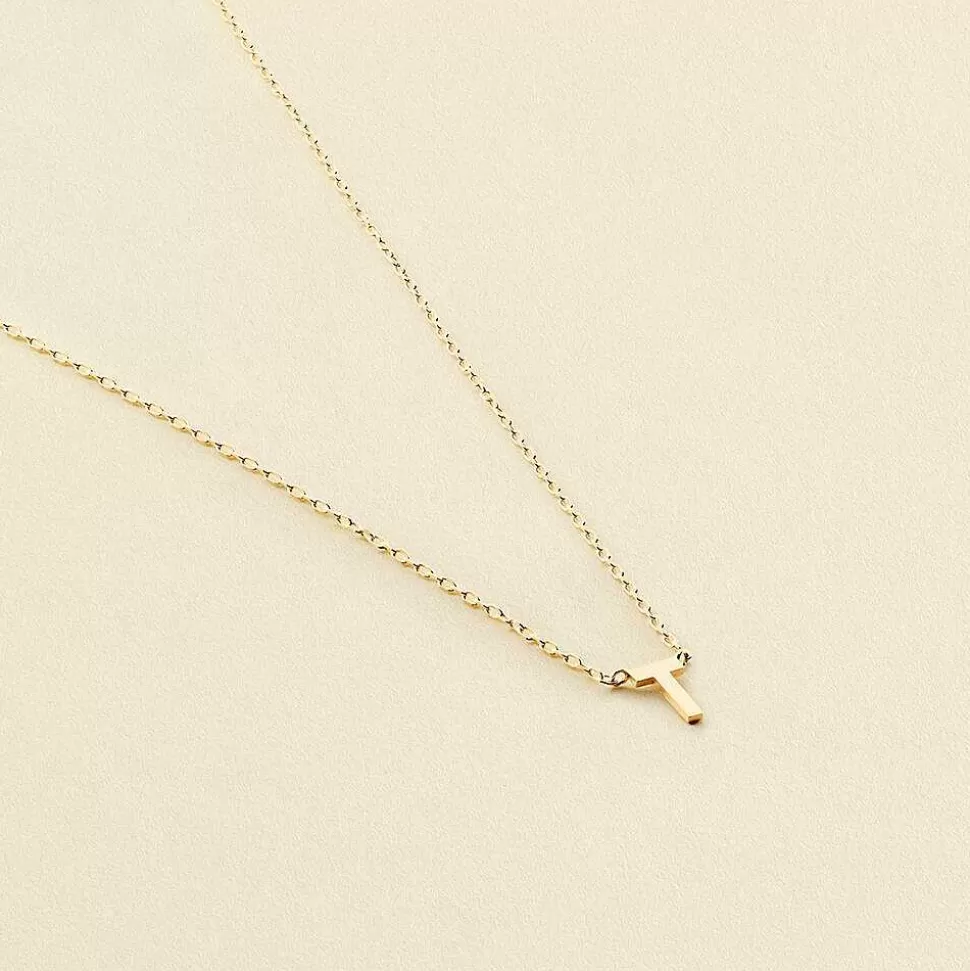 AGATHA Choker Necklace Abc-Golden