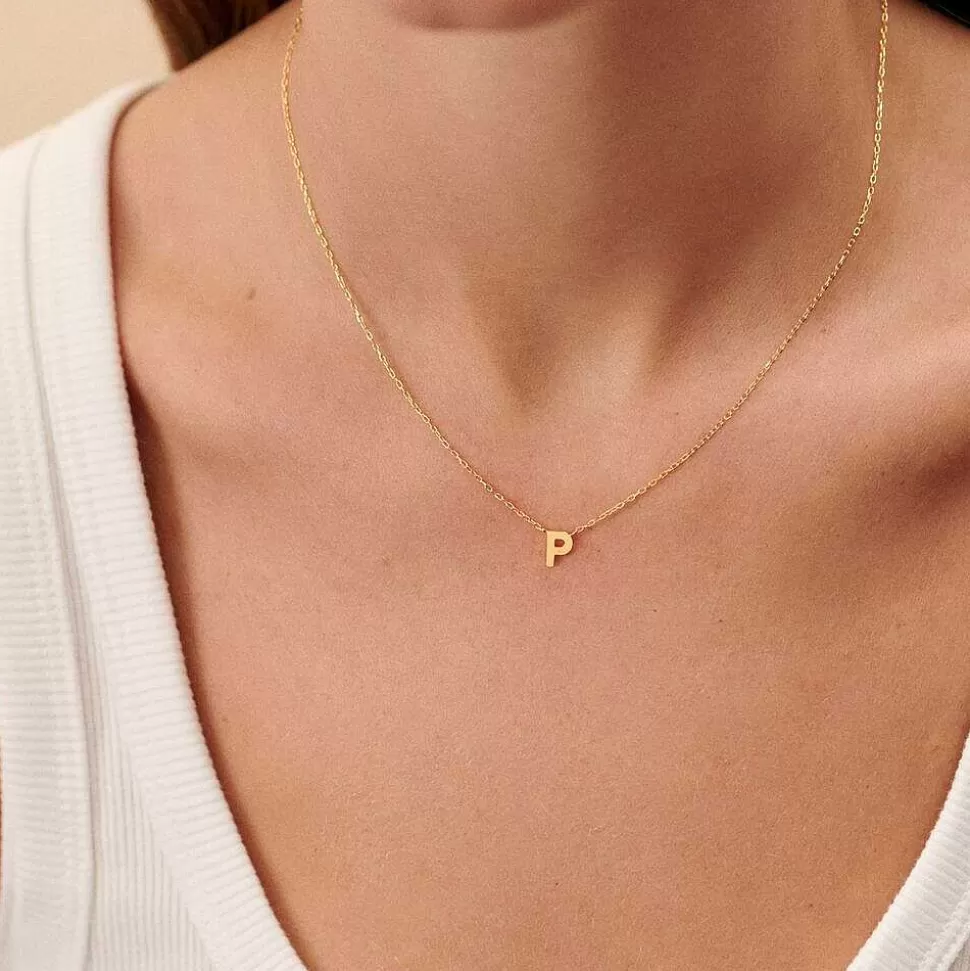 AGATHA Choker Necklace Abc-Golden