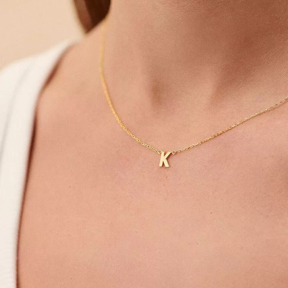 AGATHA Choker Necklace Abc-Golden