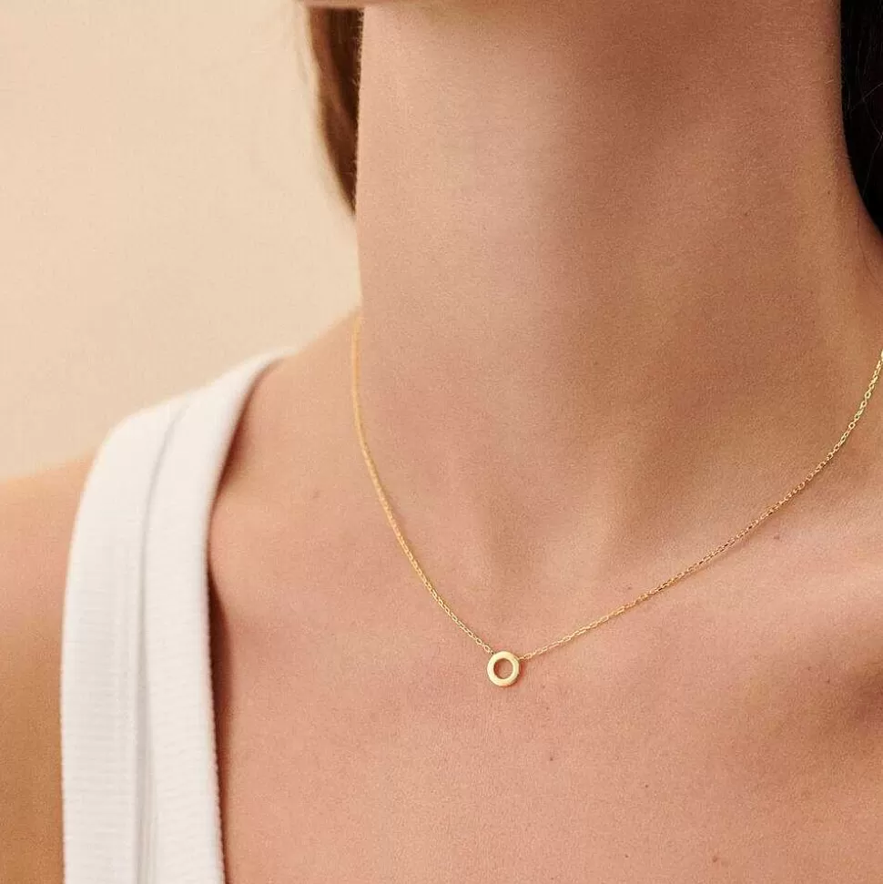 AGATHA Choker Necklace Abc-Golden