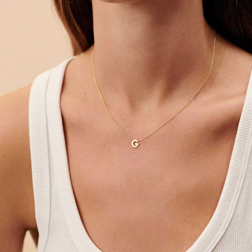 AGATHA Choker Necklace Abc-Golden