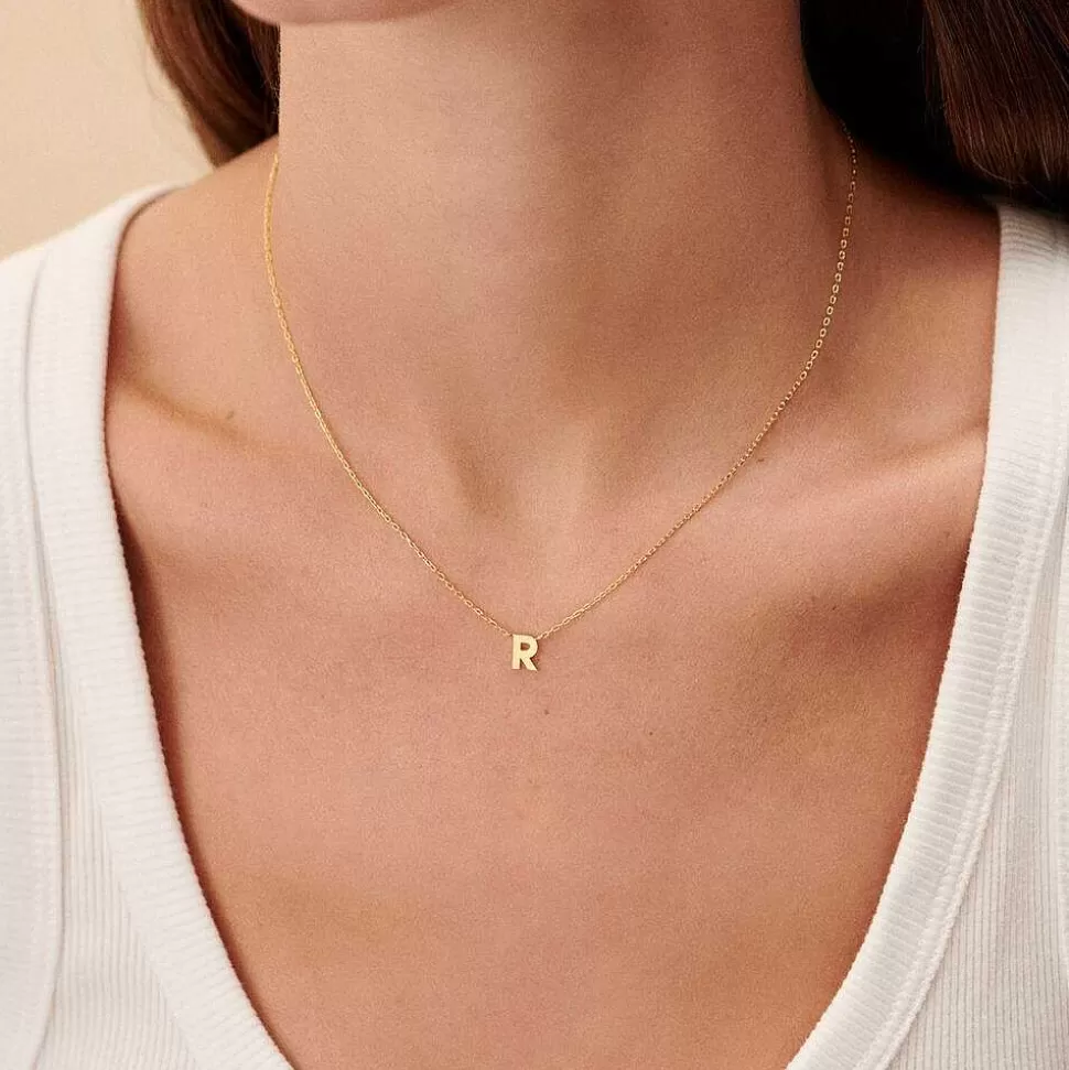 AGATHA Choker Necklace Abc-Golden