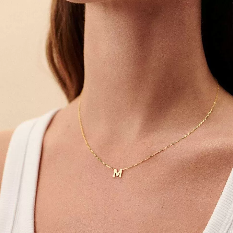 AGATHA Choker Necklace Abc-Golden