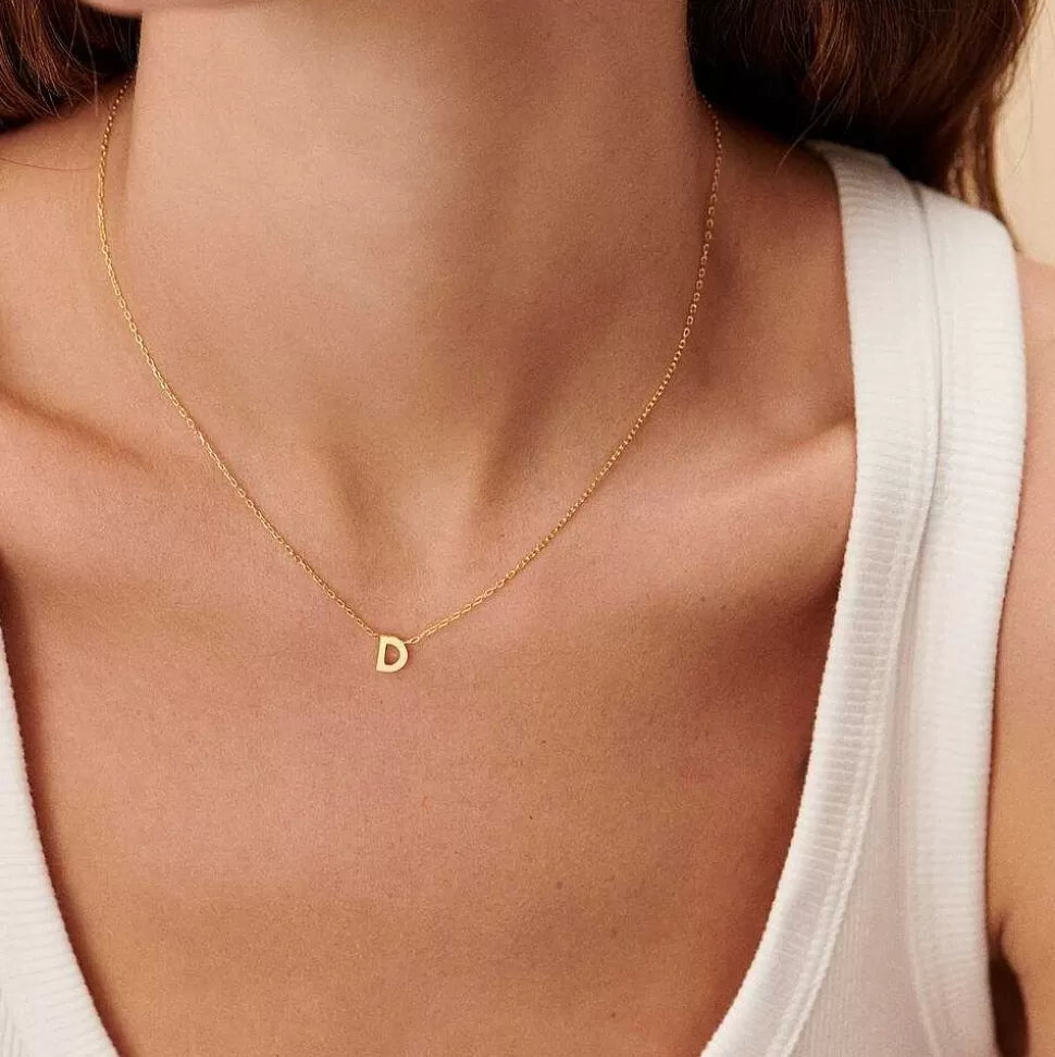 AGATHA Choker Necklace Abc-Golden