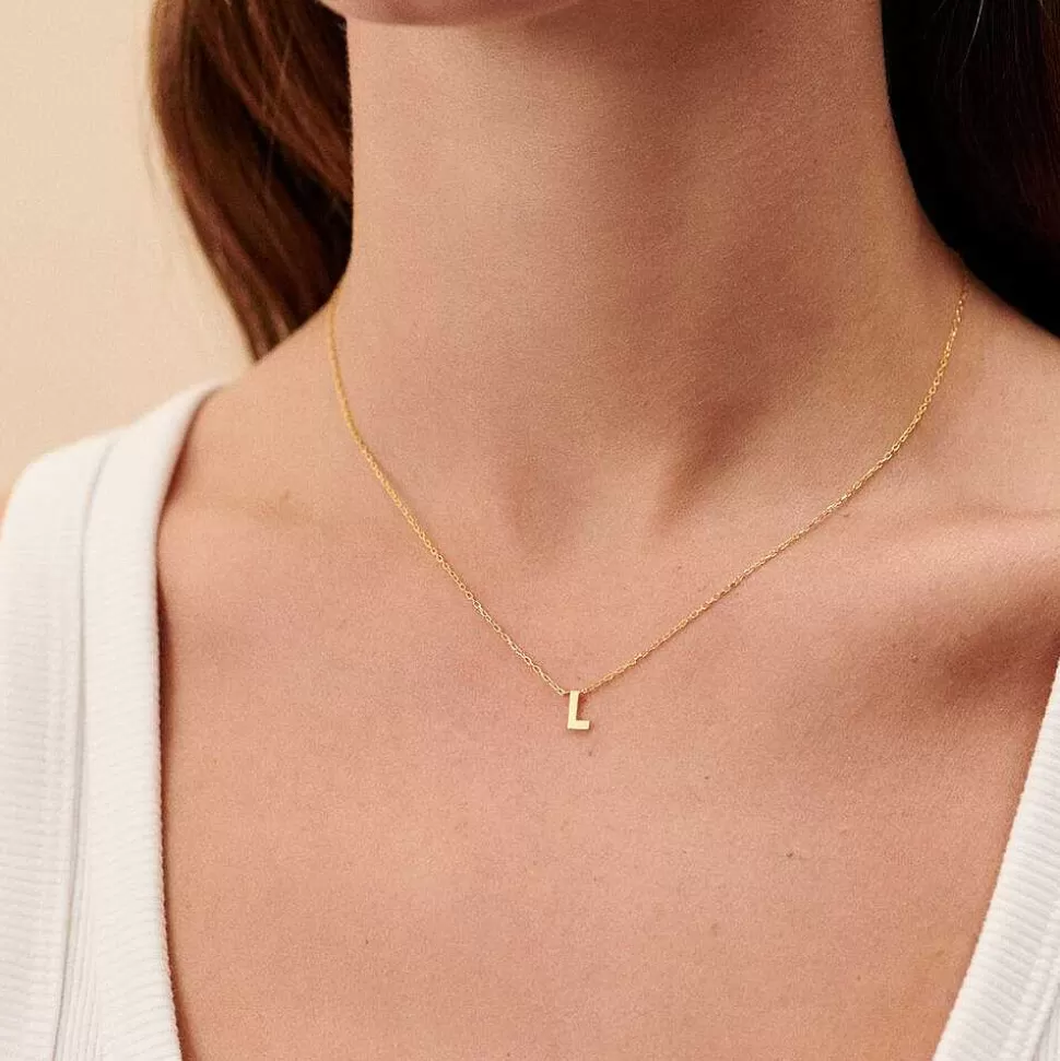 AGATHA Choker Necklace Abc-Golden