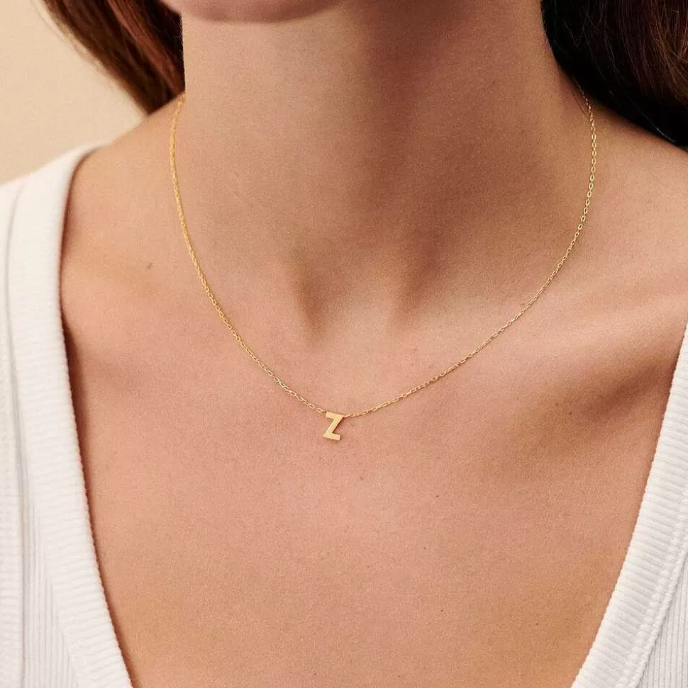 AGATHA Choker Necklace Abc-Golden