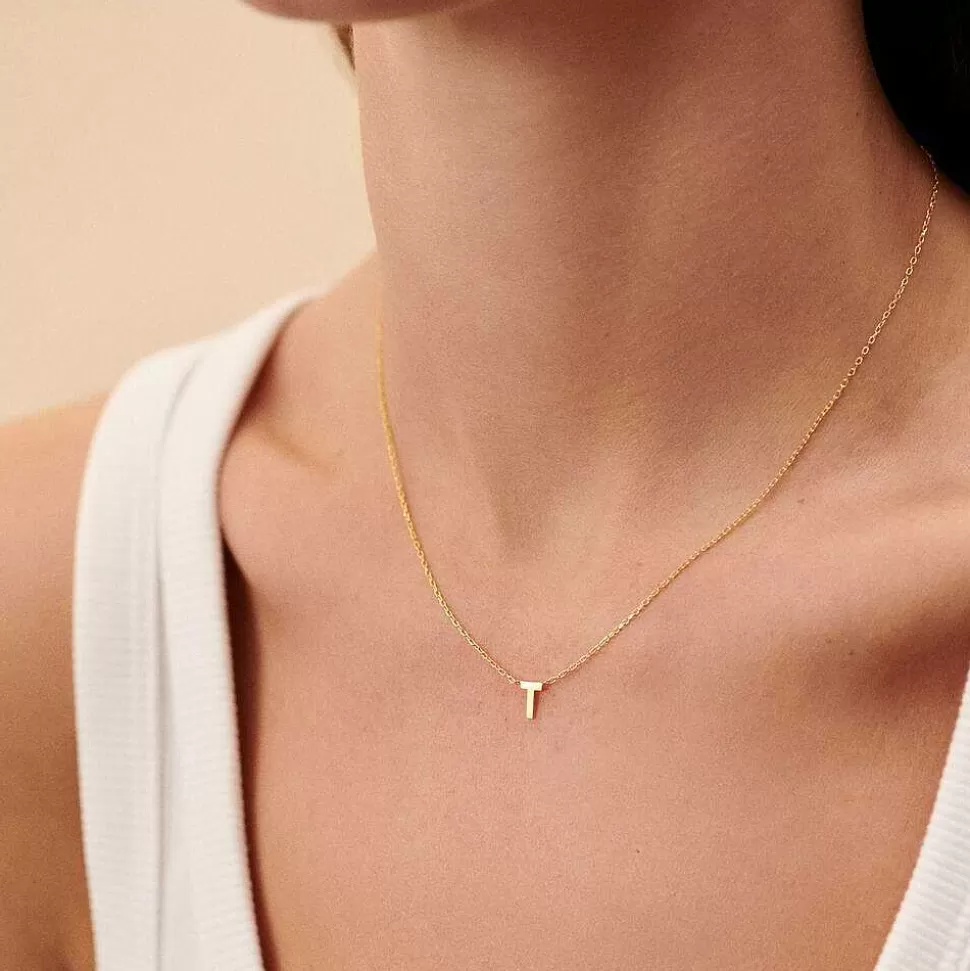 AGATHA Choker Necklace Abc-Golden