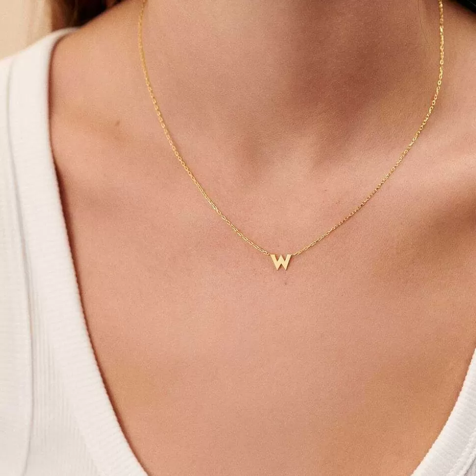 AGATHA Choker Necklace Abc-Golden