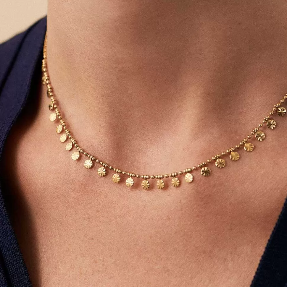 AGATHA Choker Necklace Ariel-Crystal/Golden