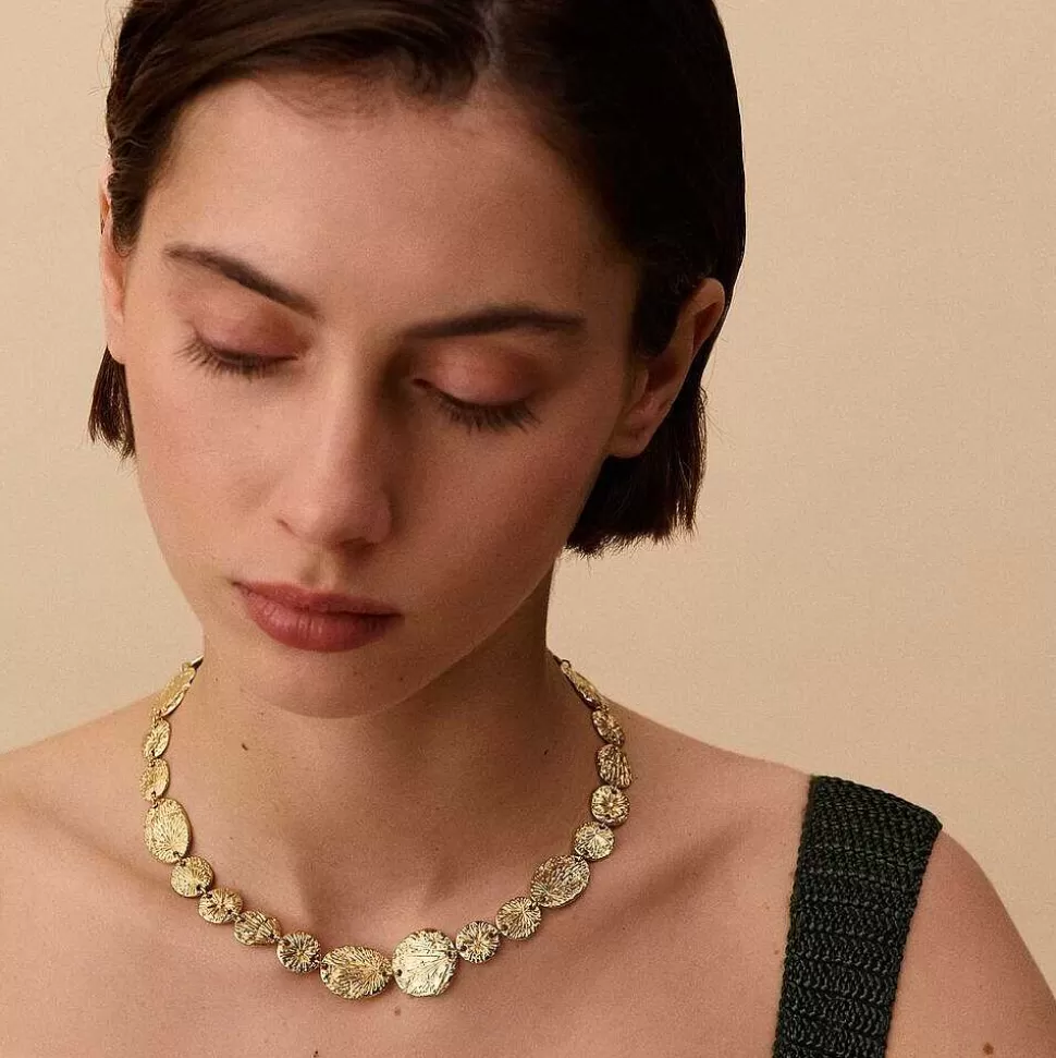 AGATHA Choker Necklace Astree-Golden