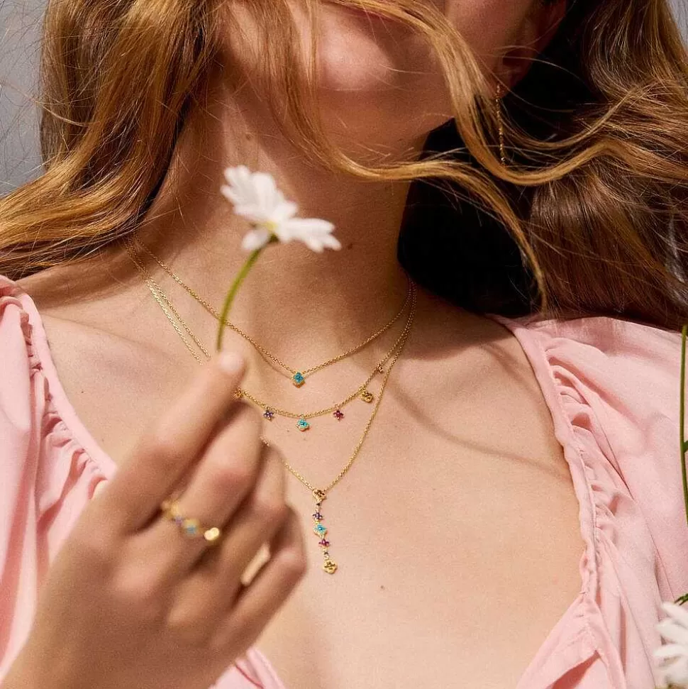 AGATHA Choker Necklace Beloved-Multicolor/Gold