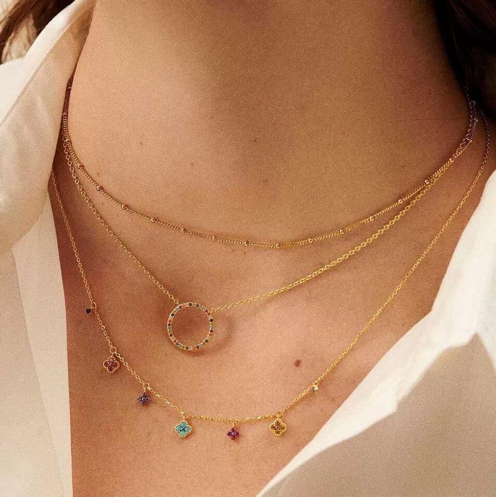 AGATHA Choker Necklace Beloved-Multicolor/Gold