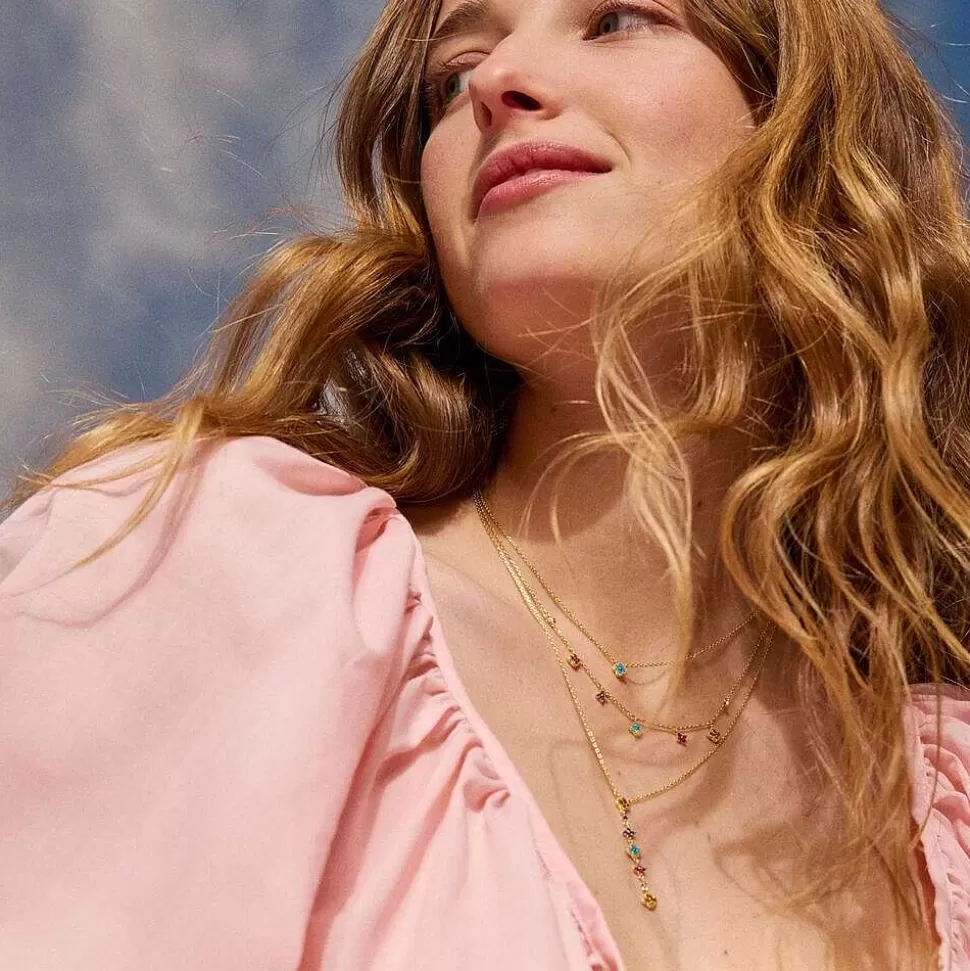 AGATHA Choker Necklace Beloved-Multicolor/Gold