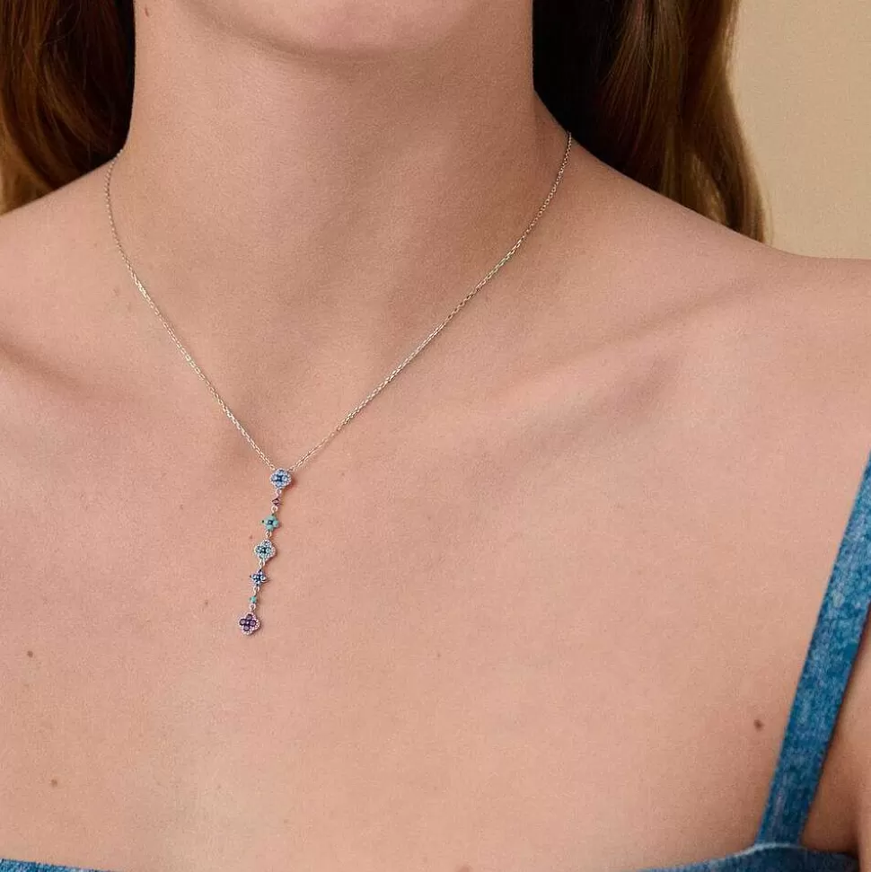 AGATHA Choker Necklace Beloved-Multicolor/Silver