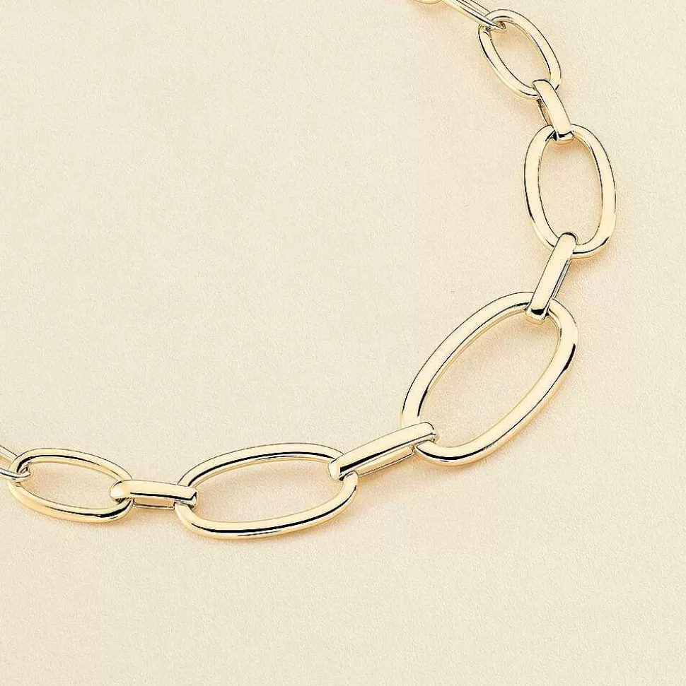 AGATHA Choker Necklace Chain-Golden