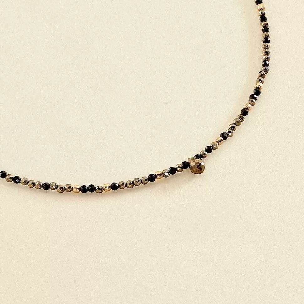 AGATHA Choker Necklace Diamonds-Gun