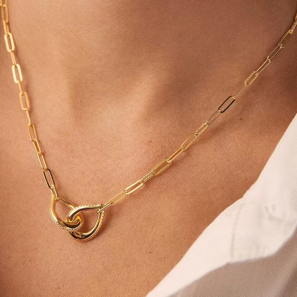 AGATHA Choker Necklace Gemini-Crystal/Golden