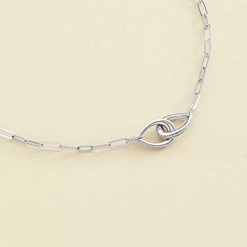 AGATHA Choker Necklace Gemini-Crystal/Silver