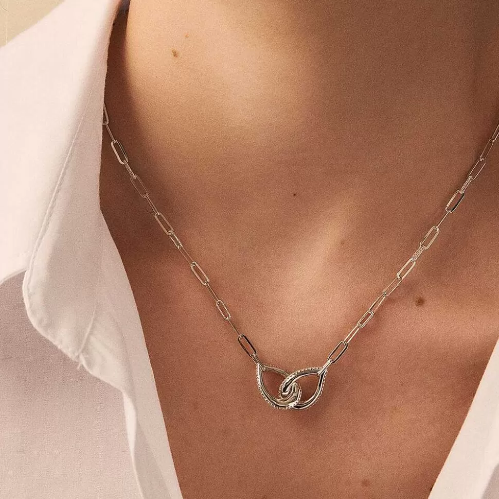 AGATHA Choker Necklace Gemini-Crystal/Silver