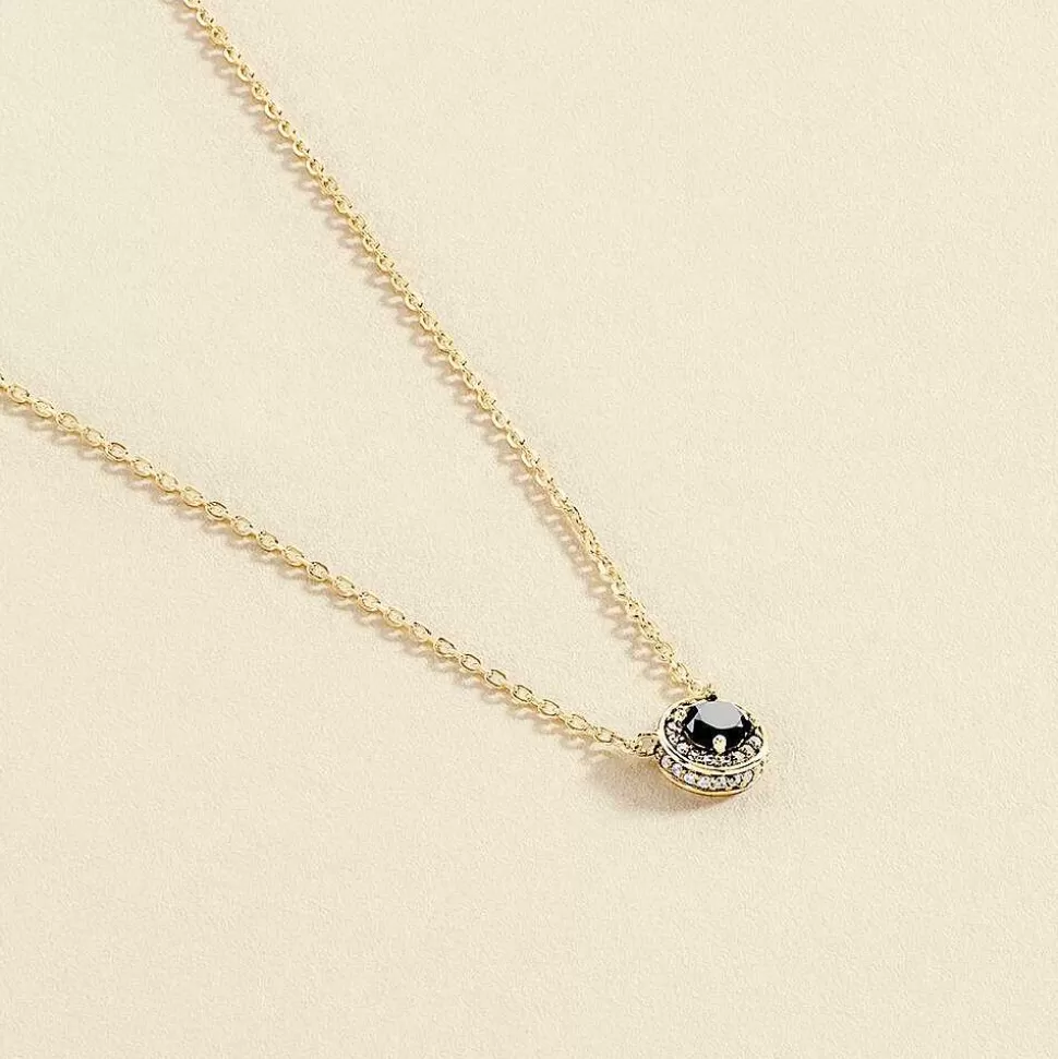 AGATHA Choker Necklace Imperial-Black/Gold
