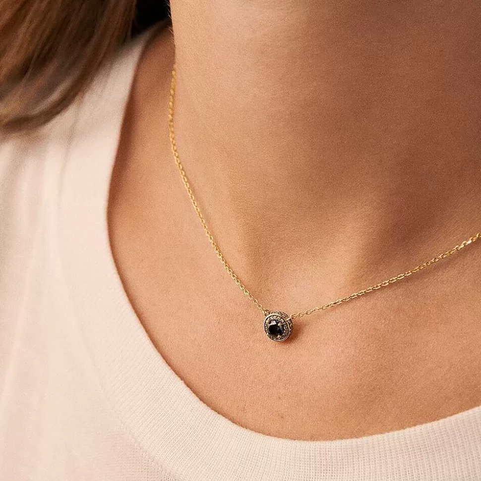 AGATHA Choker Necklace Imperial-Black/Gold