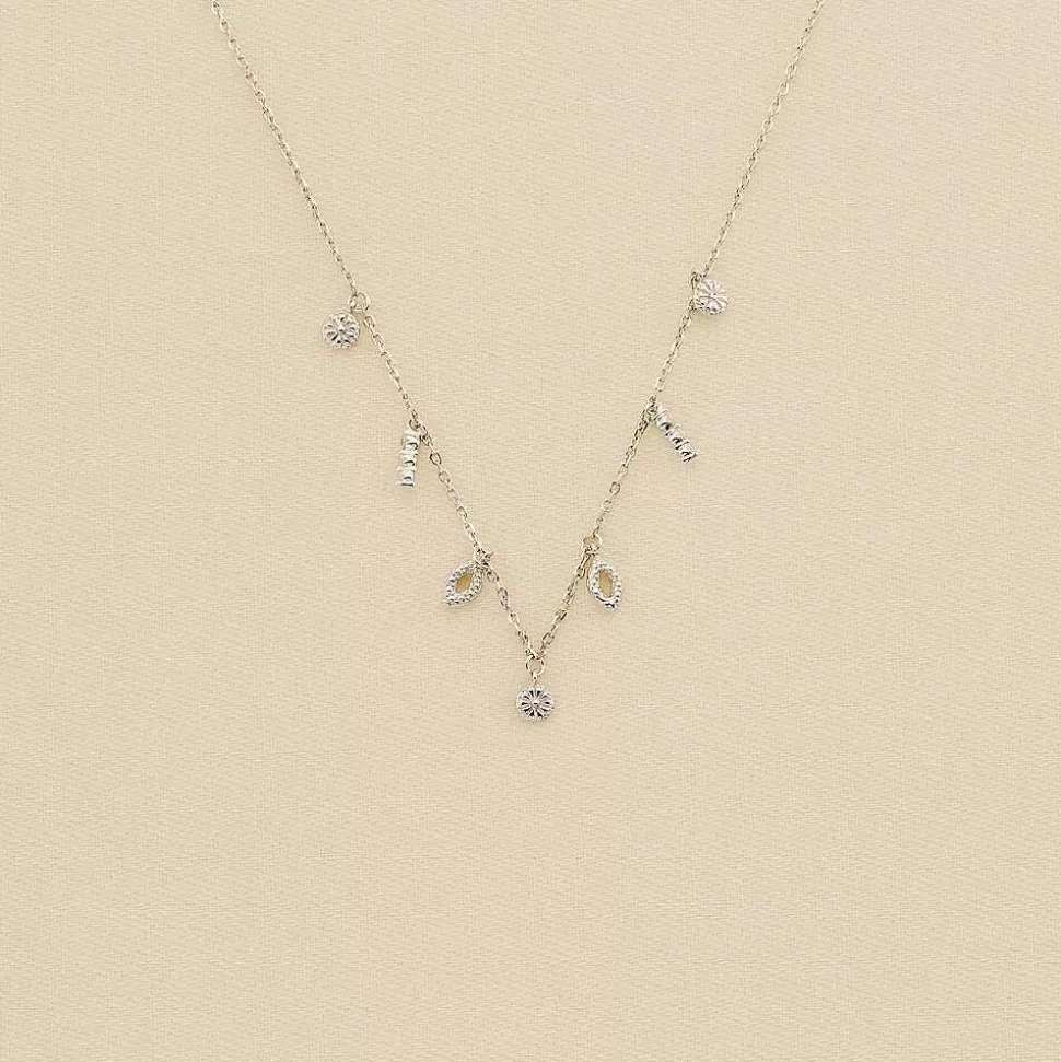 AGATHA Choker Necklace Lucky Eye-Turquoise/Silver