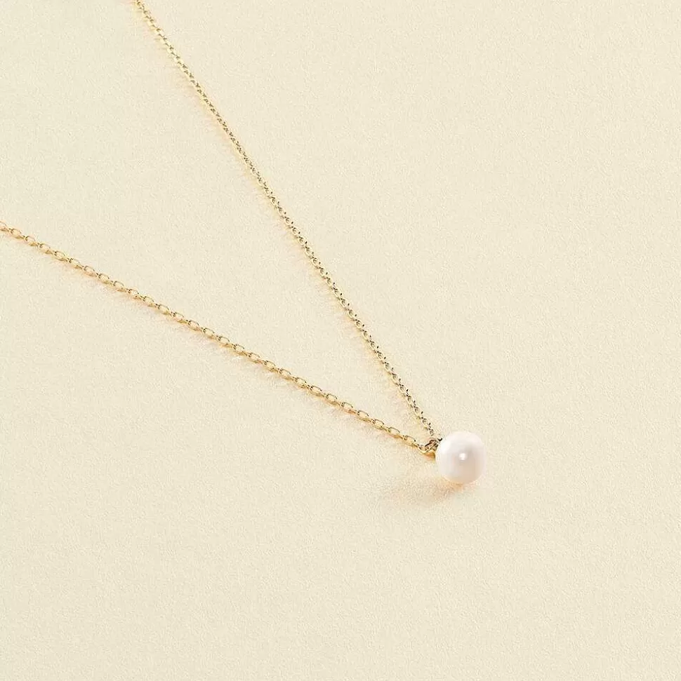 AGATHA Choker Necklace Perlys-Pearl/Gold