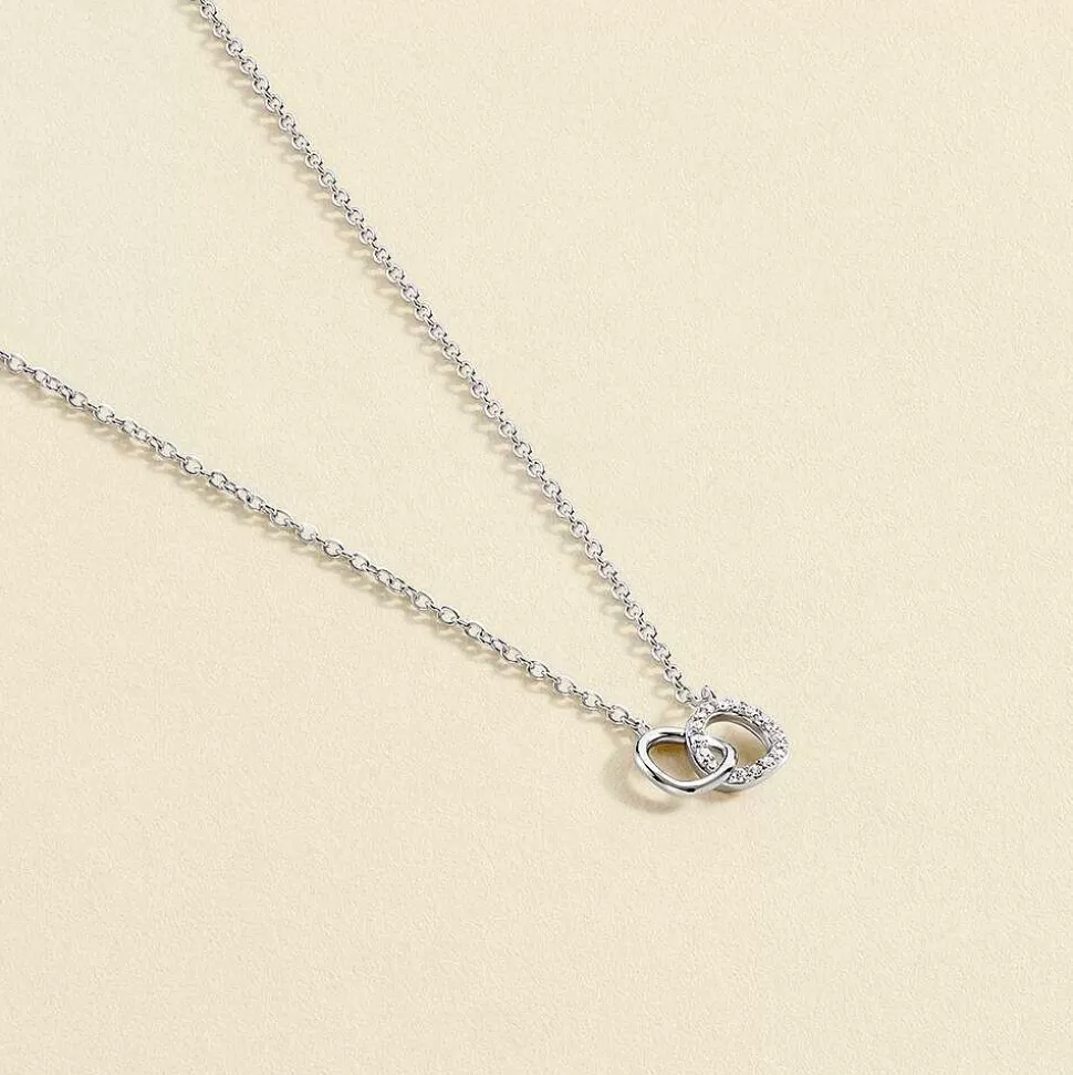 AGATHA Choker Necklace Rondou-Crystal/Silver