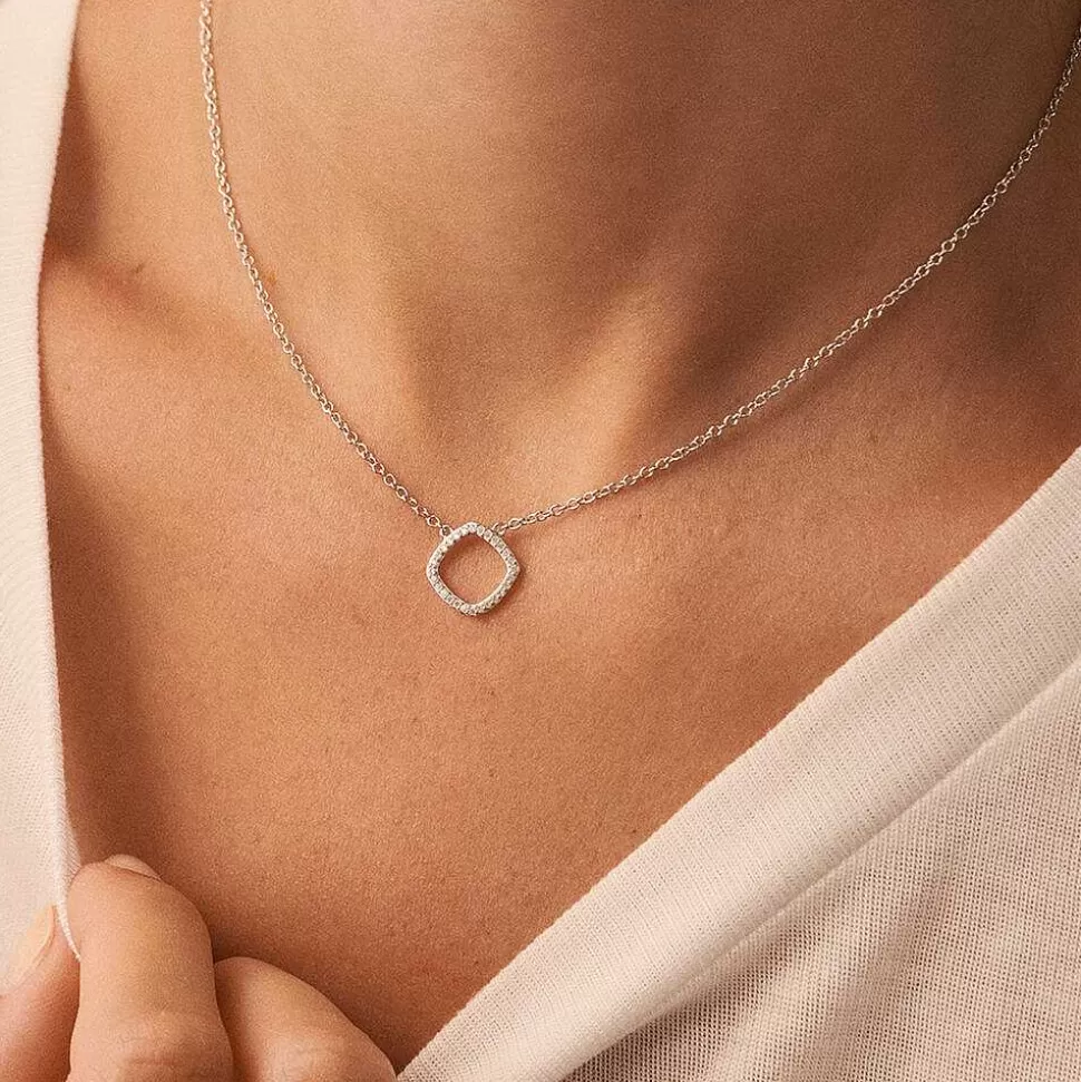 AGATHA Choker Necklace Sissi-Crystal/Silver