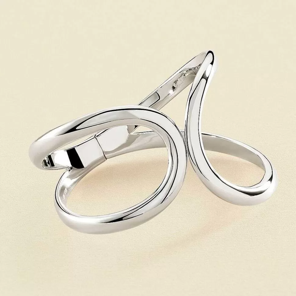 AGATHA Cuff Lines-Silver