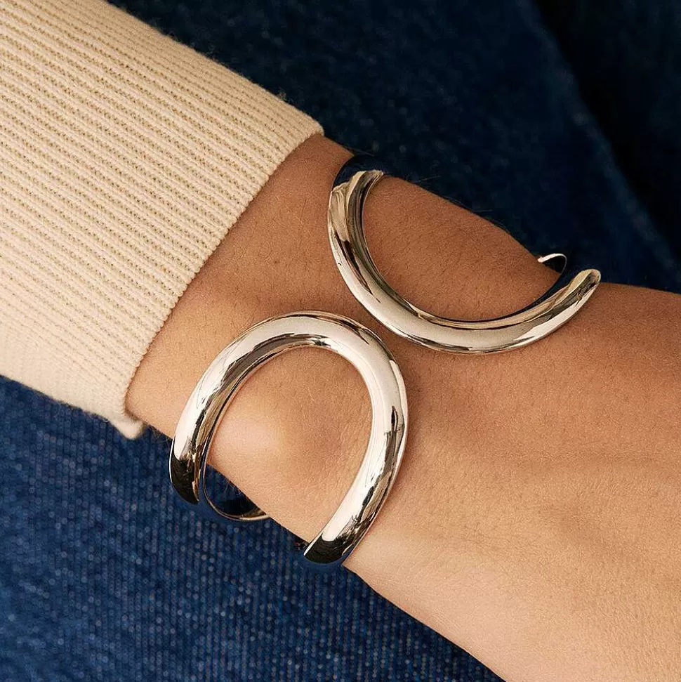 AGATHA Cuff Lines-Silver