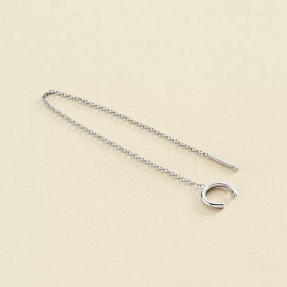AGATHA Ear Cuff Rolling-Silver
