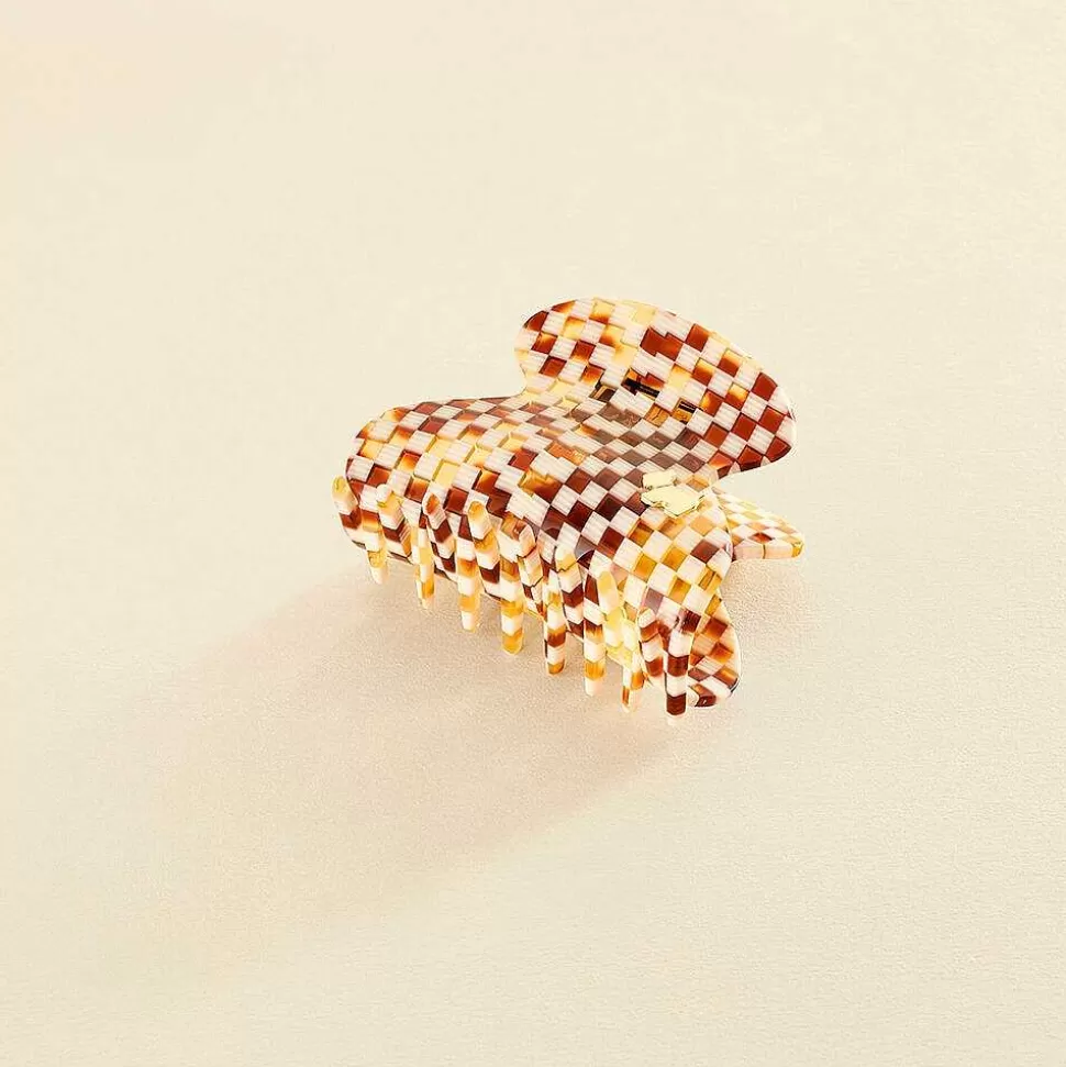 AGATHA Hair Accessory Damier-Beige