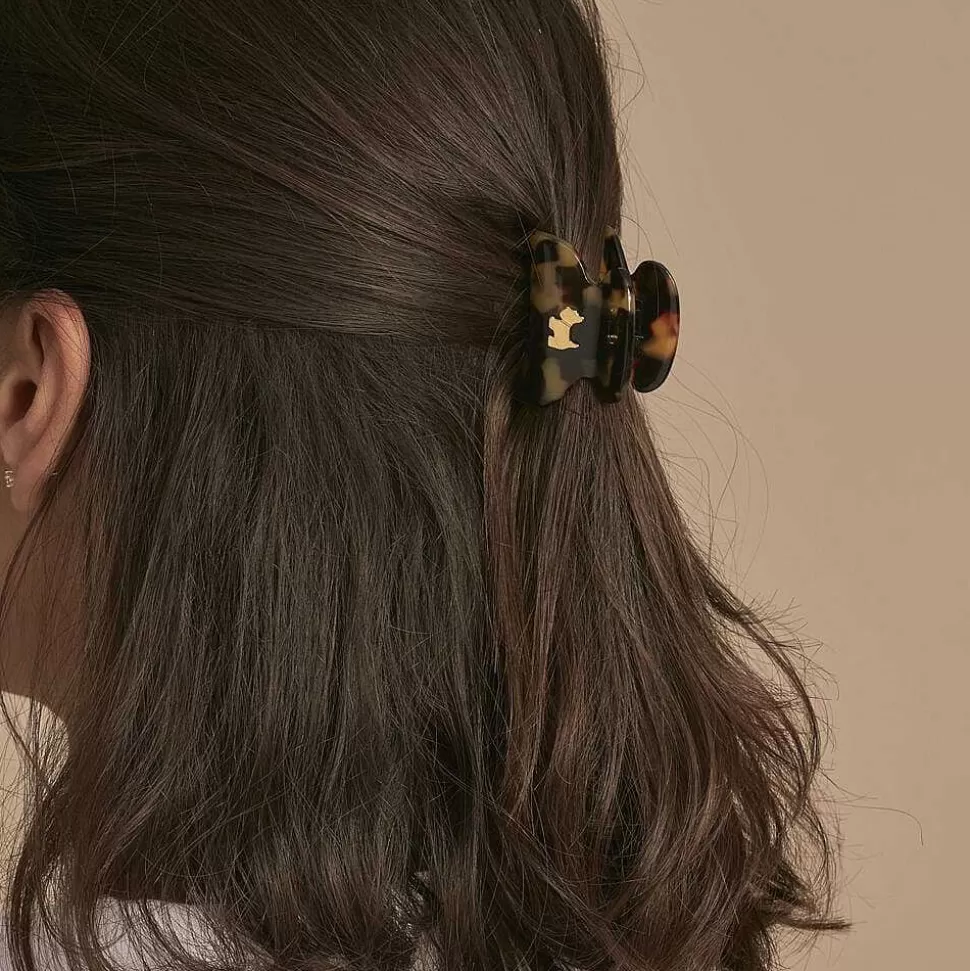 AGATHA Hair Accessory Pince-Dark Tortoise