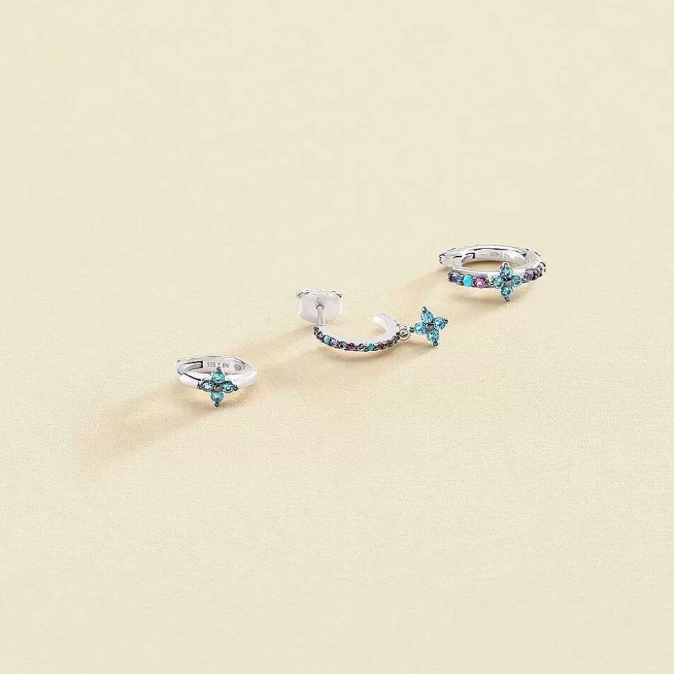 AGATHA Hoop Piercing Beloved-Multicolor/Silver