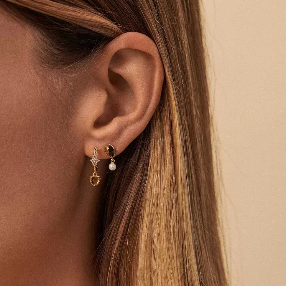 AGATHA Hoop Piercing Precieux-Yellow/Golden