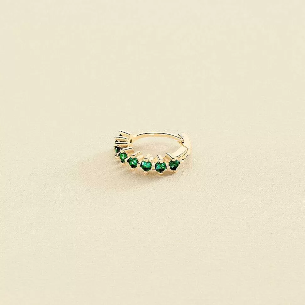AGATHA Hoop Piercing Radiante-Green