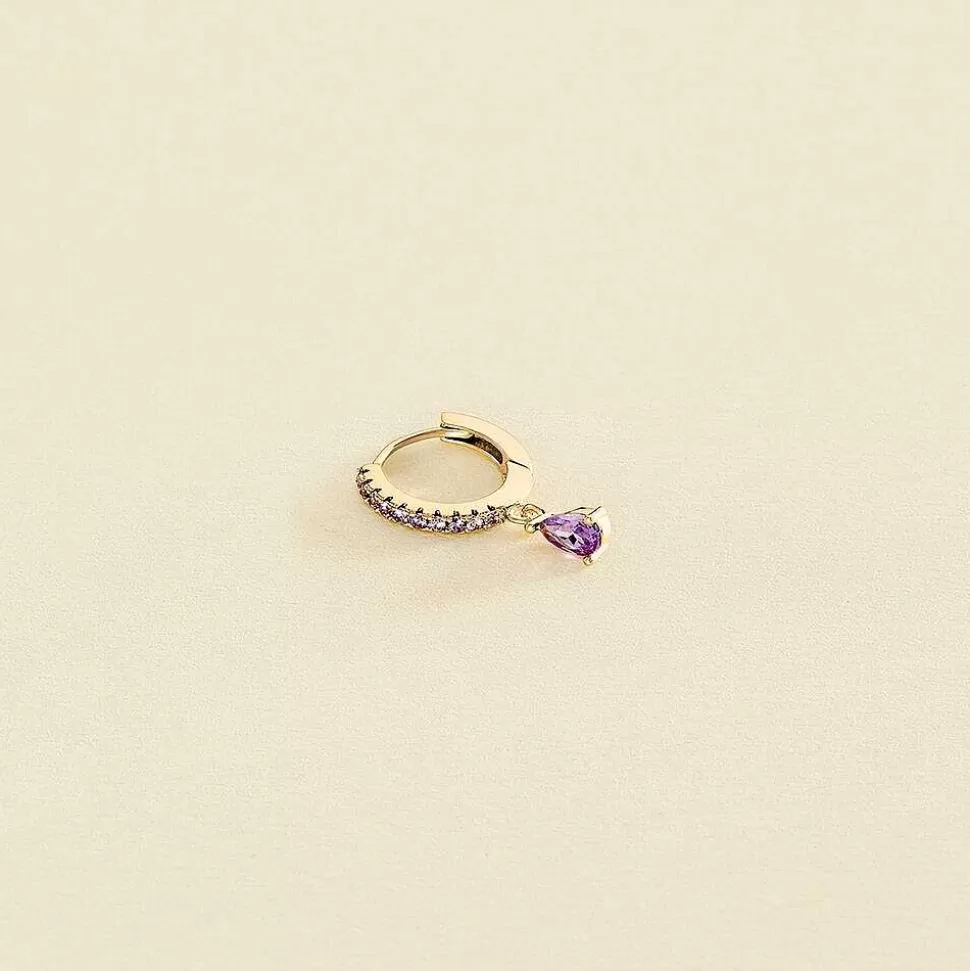 AGATHA Hoop Piercing Radiosa-Lilac