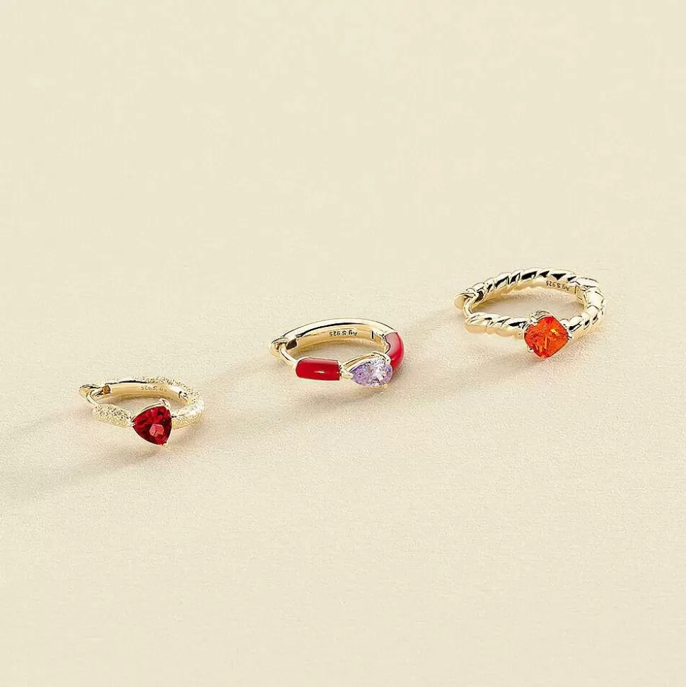 AGATHA Hoop Piercing Stunning-Multicolor/Gold