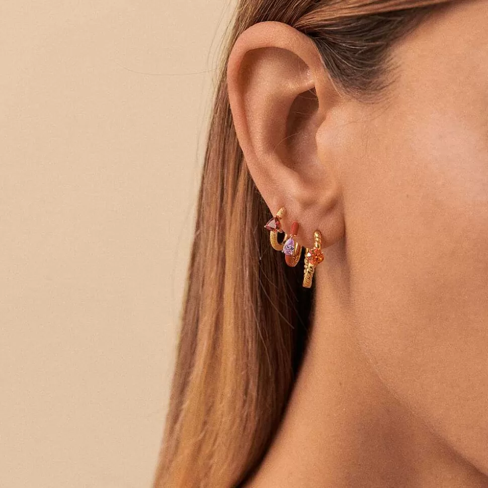 AGATHA Hoop Piercing Stunning-Multicolor/Gold