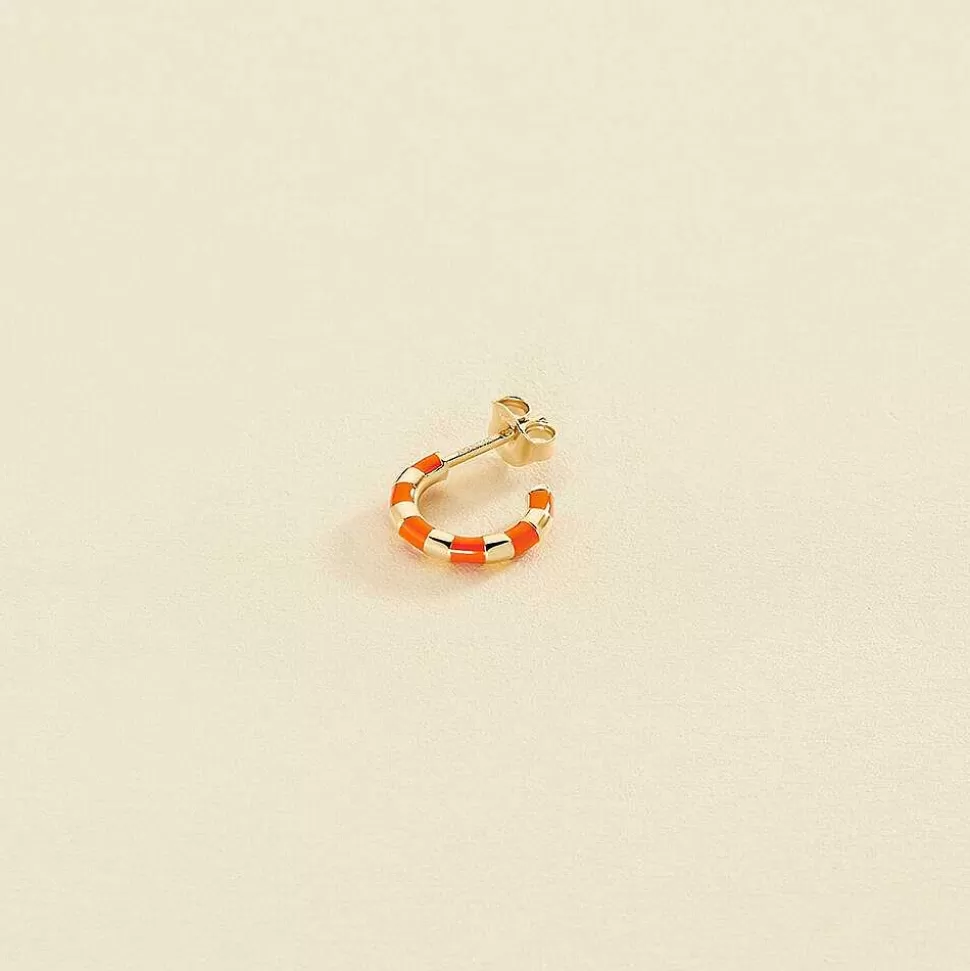 AGATHA Hoop Piercing Suzie-Orange/Gold