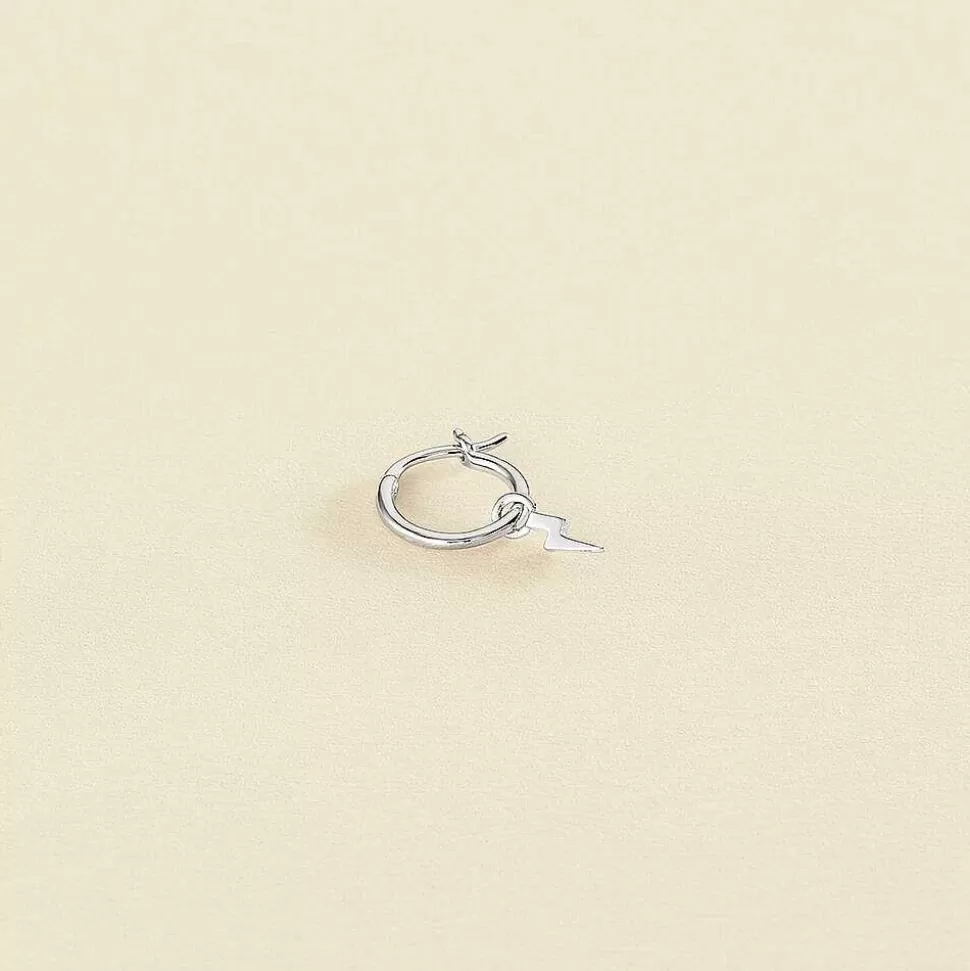 AGATHA Hoop Piercing Tonnerre-Silver
